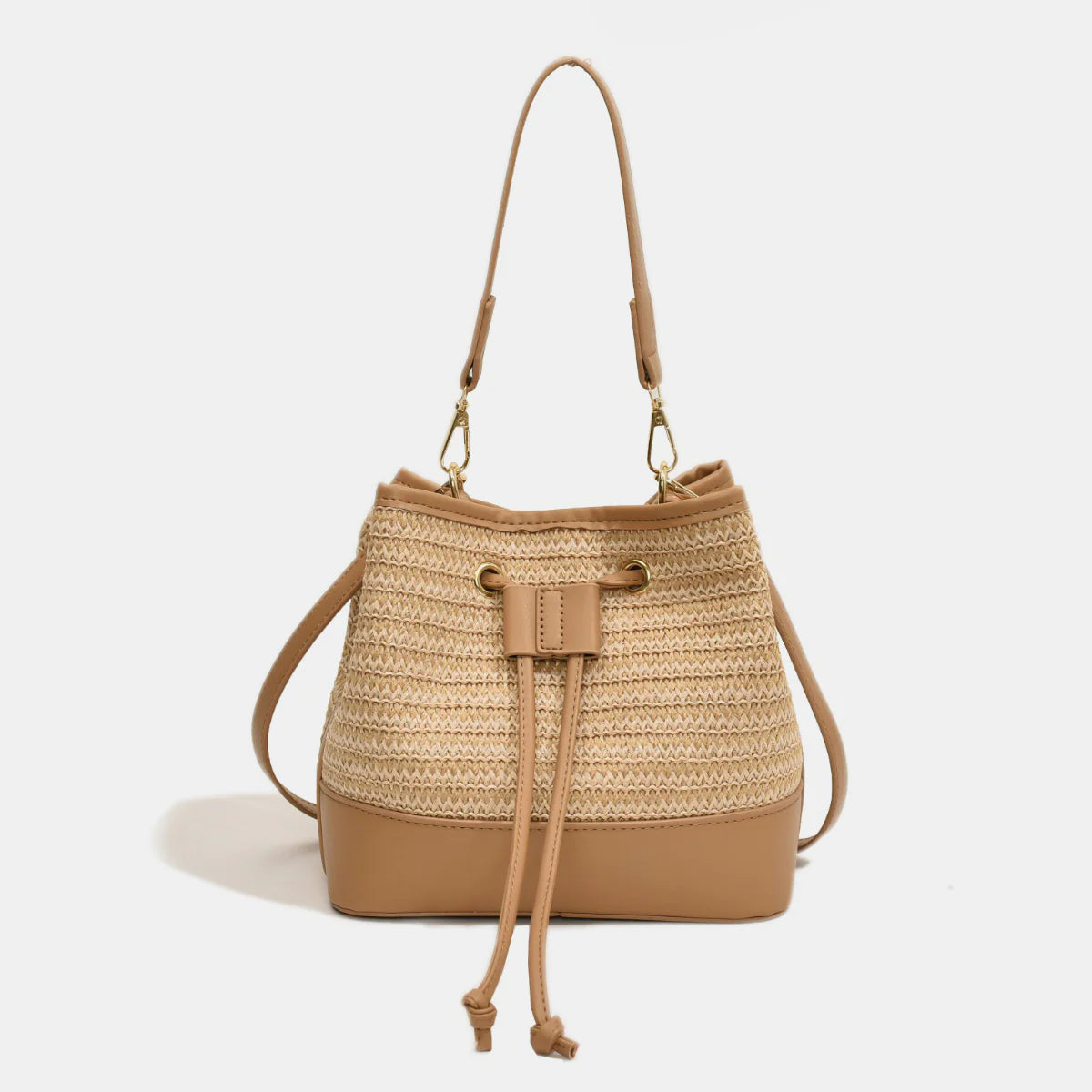 Borsa a spalla Intrecciata in paglia