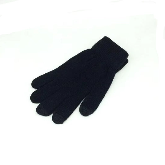 1Pair Cashmere Knitted Winter Gloves Women'S Cashmere Knitted Women Autumn Winter Warm Thick Gloves Touch Screen Skiing Gloves